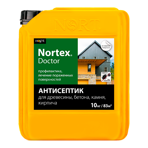 Product image for Нортекс-Доктор - антисептик для древесины, бетона, камня, кирпича