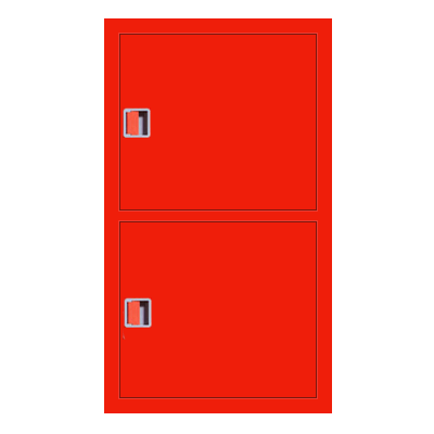 Шкаф пожарный ШПК 320-12 ВЗК встроенный, закрытый, красный